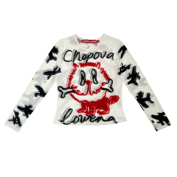 [S]초포바 로위나 25ss 본 매쉬 탑