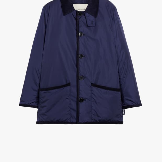 Brunel blue padded jacket