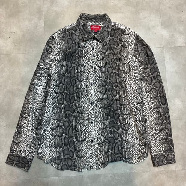 Snakeskin Shirt Grey