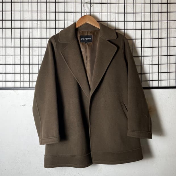 입생로랑 캐시미어 숏코트 L