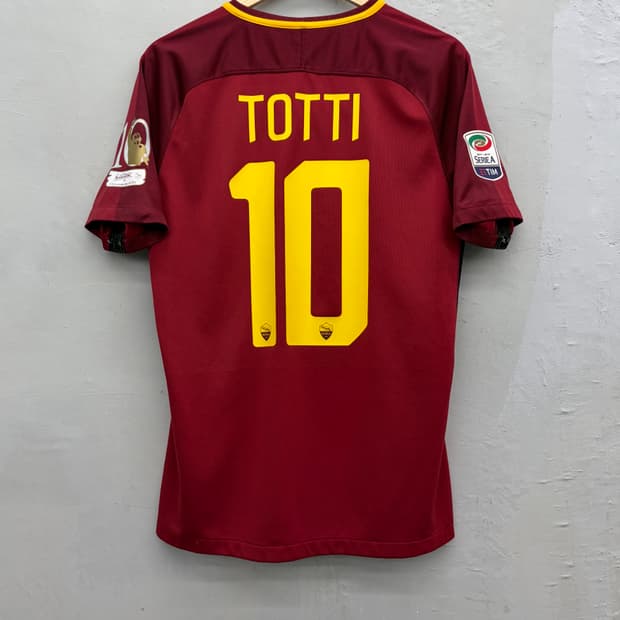 나이키 17-18 AS 로마 홈 은퇴경기킷 프란체스코 토티