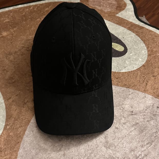 뉴에라 NY 캡 모자 블랙 새상품