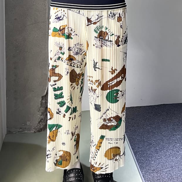 플리츠 플리즈 13a/w 플리츠플리즈 팬츠