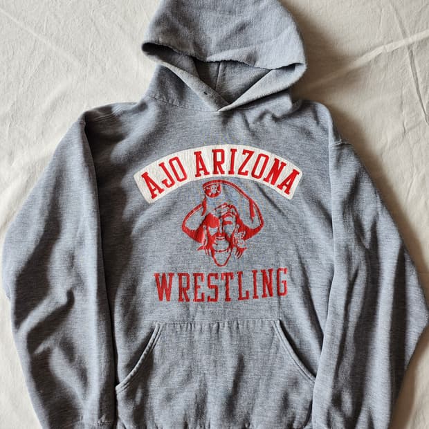 80s russell athletic wrestling hoodie