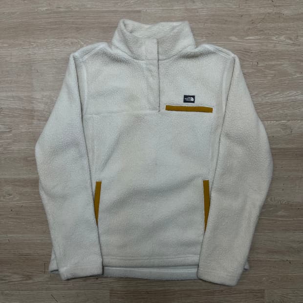 노스페이스 여성 쉐르파 뽀글이 후리스 플리스 아노락 [아이보리] M/90