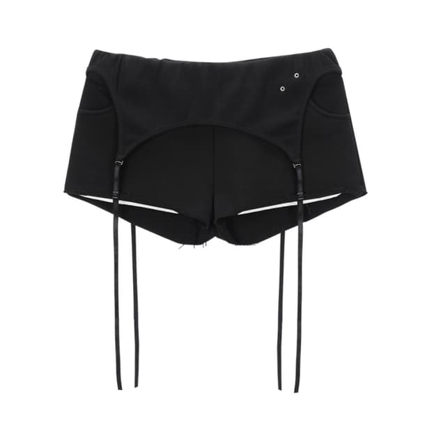 41pray Layered Shorts / Black