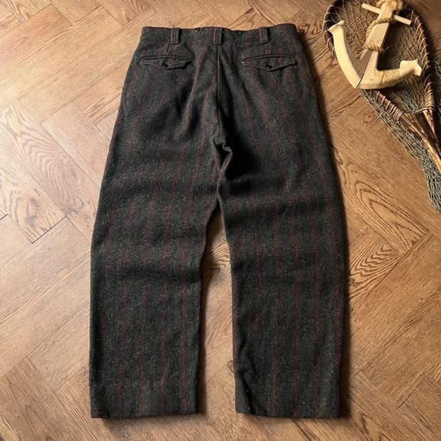 [32]70's 울리치 USA 체크 울 트라우저 팬츠