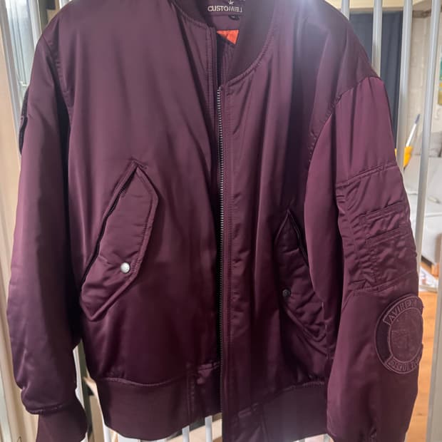 아비렉스x커스텀멜로우 ma-1 