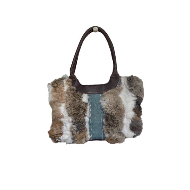 Fur sholder bag