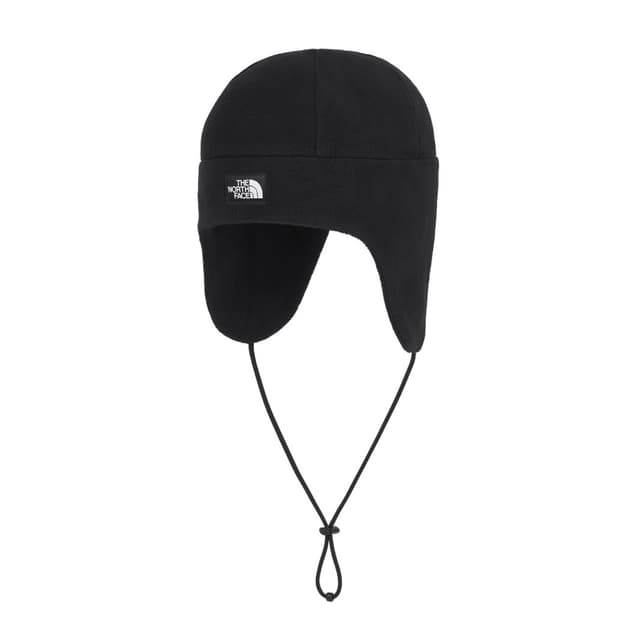 노스페이스 플리스 이어머프 비니 블랙 