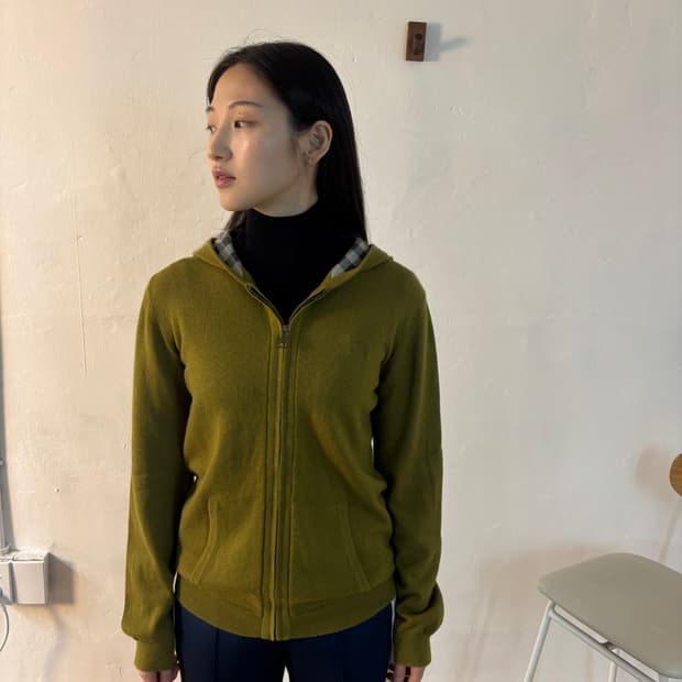 버버리 캐시미어 집업