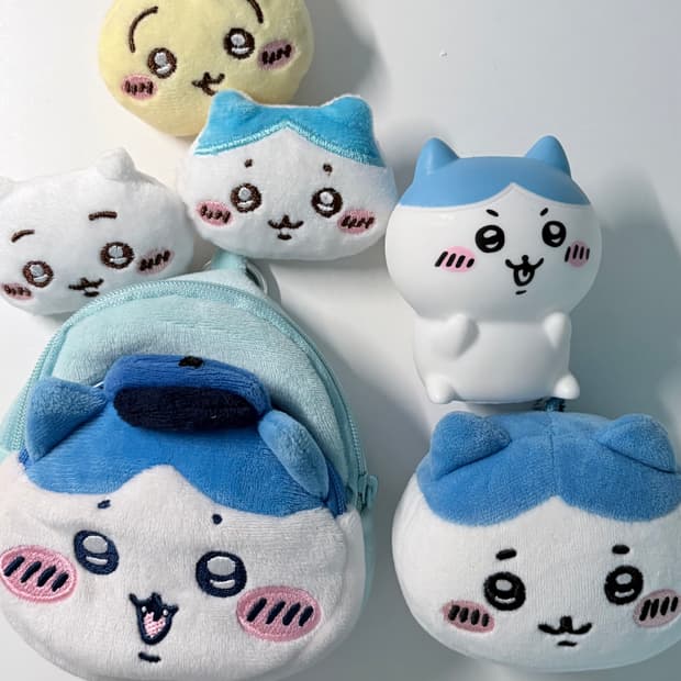 일괄) 먼작귀 하치와레 우사기 치이카와 뱃지 무드등 세트