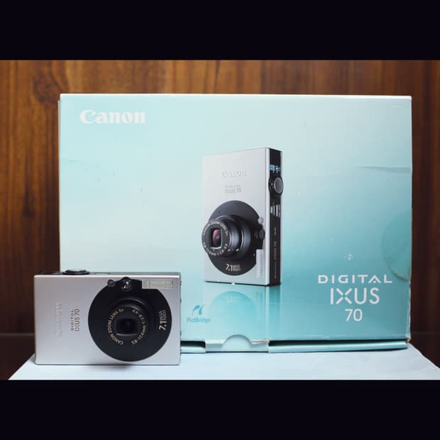 레어<민트급>캐논 익서스70 ixus70 빈티지 디카 박스세트
