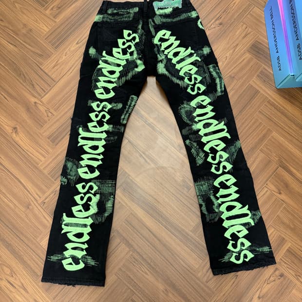 Endless 엔드리스 데님 팬츠 블랙 