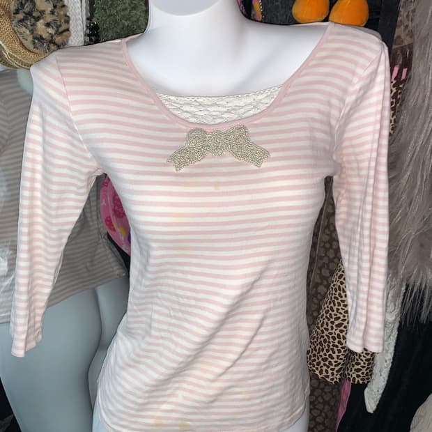 나나 하치st 로맨틱 모리 리본 레이스티