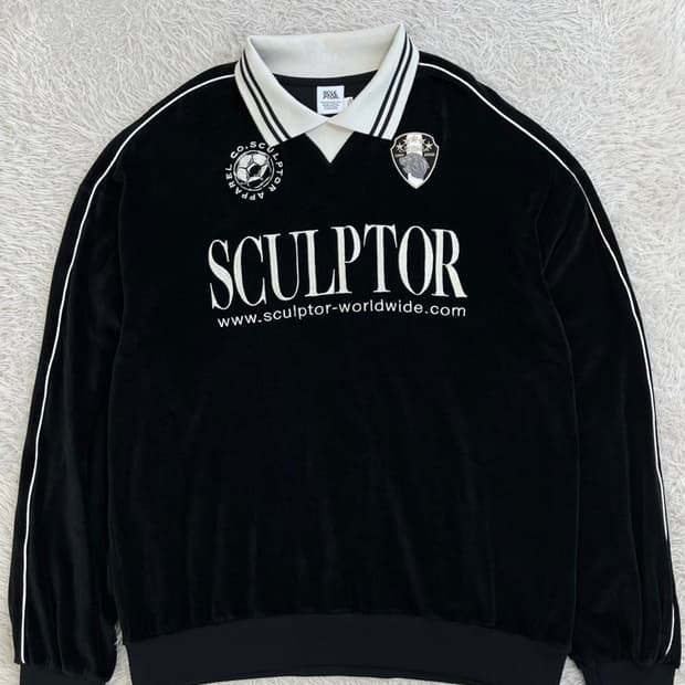 스컬프터 벨루어 맨투맨/#3137