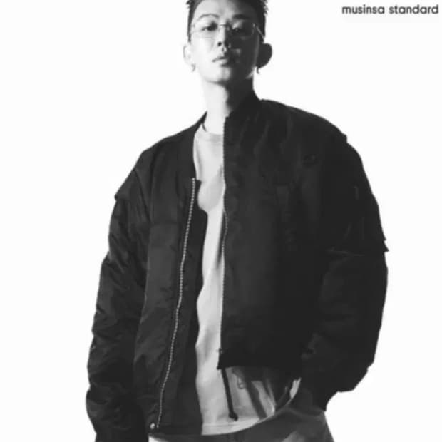 [2XL]무신사스탠다드 오버사이즈 유틸리티 MA-1 보머 마원 유아인