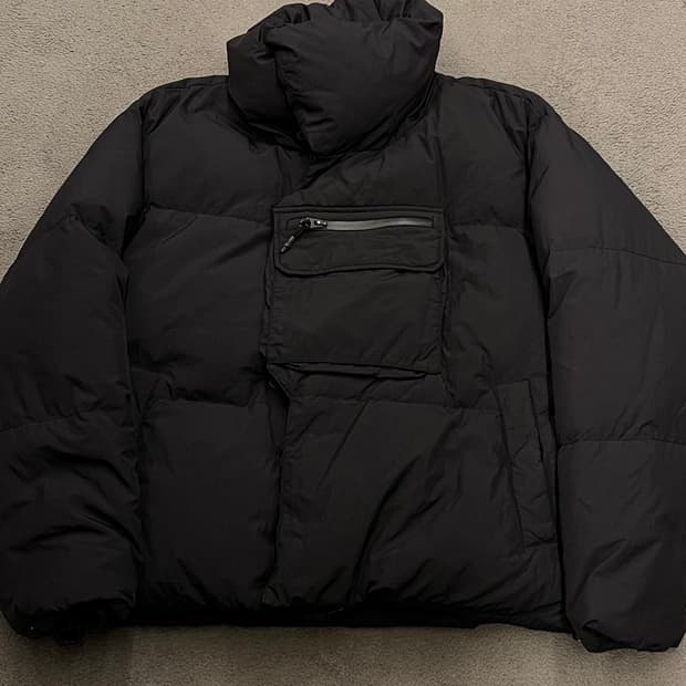 커스텀멜로우 숏다운 다운패딩 처분 