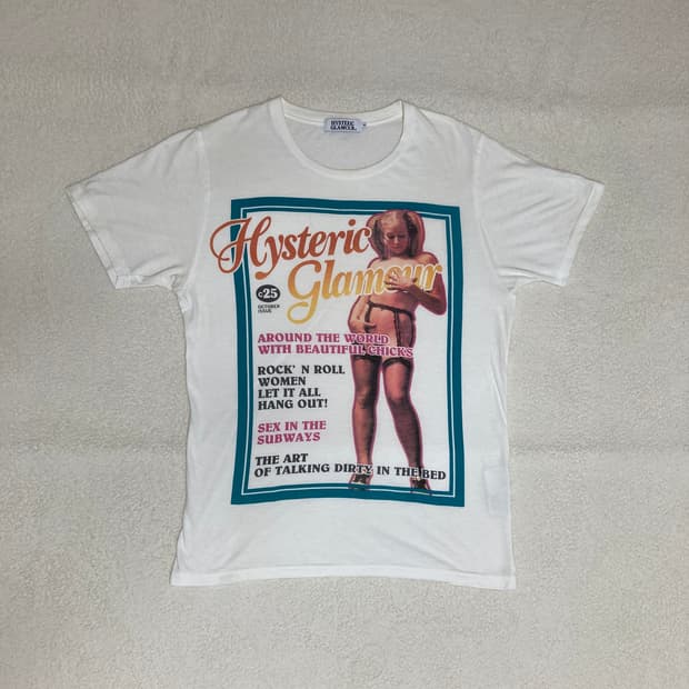 히스테릭 글래머 프린팅 티셔츠