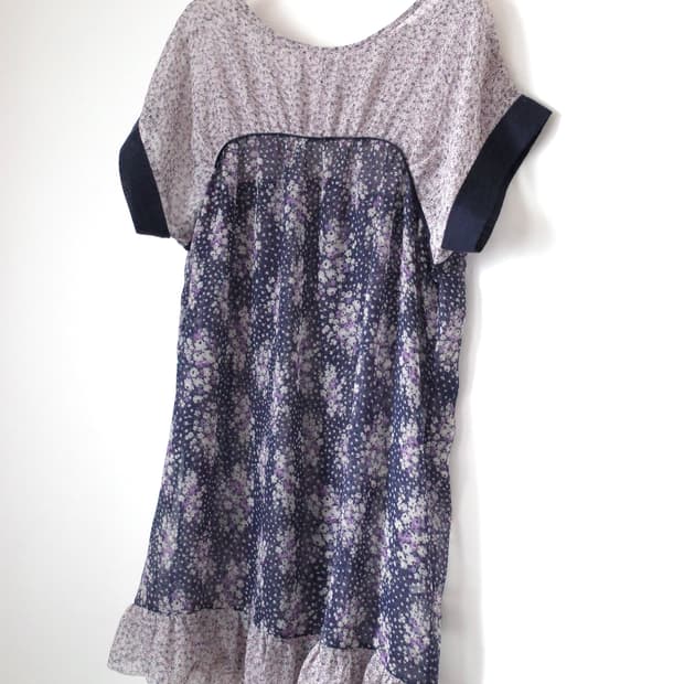 빈티지 플로럴 원피스