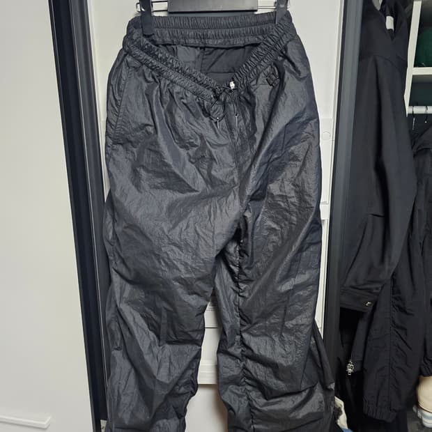 우영미 나일론 셔링 팬츠 48