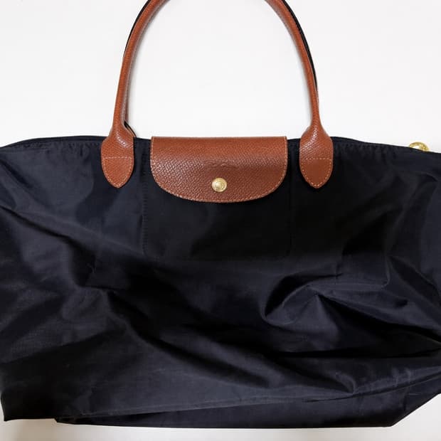 롱샴 르 플리아쥬 블랙 토트백 L판매합니다!