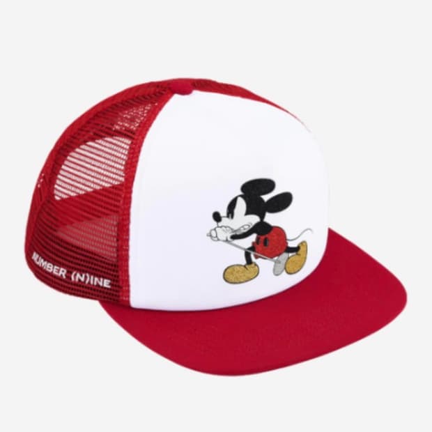 슈프림X넘버나인 미키마우스 캡