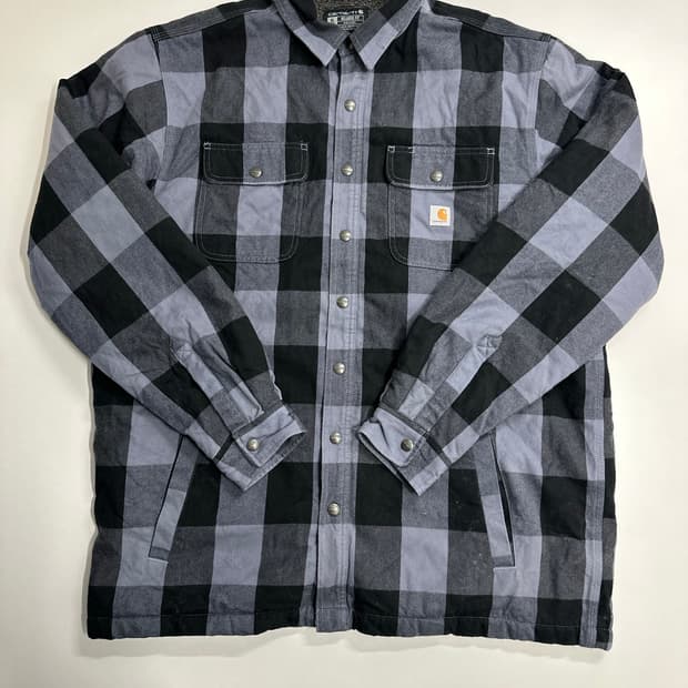 칼하트 퀼팅 체크 셔츠 XL