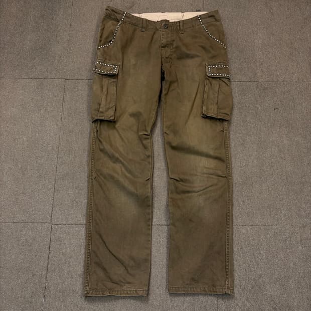 POWER TO THE PEOPLE japan 스터드 카고팬츠 