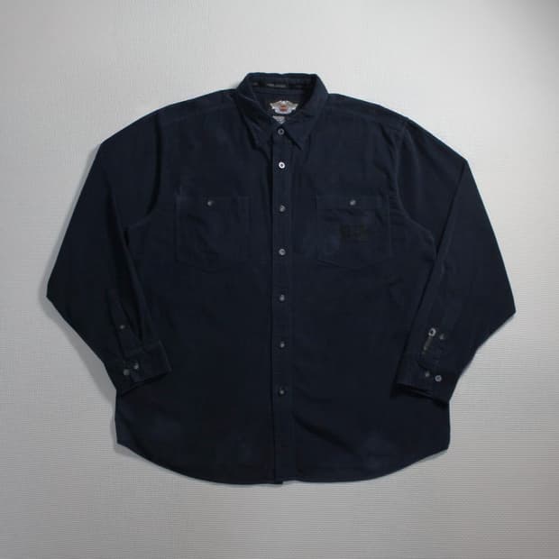 Harley-Davidson 할리 데이비슨 윌리지 스컬 골덴셔츠