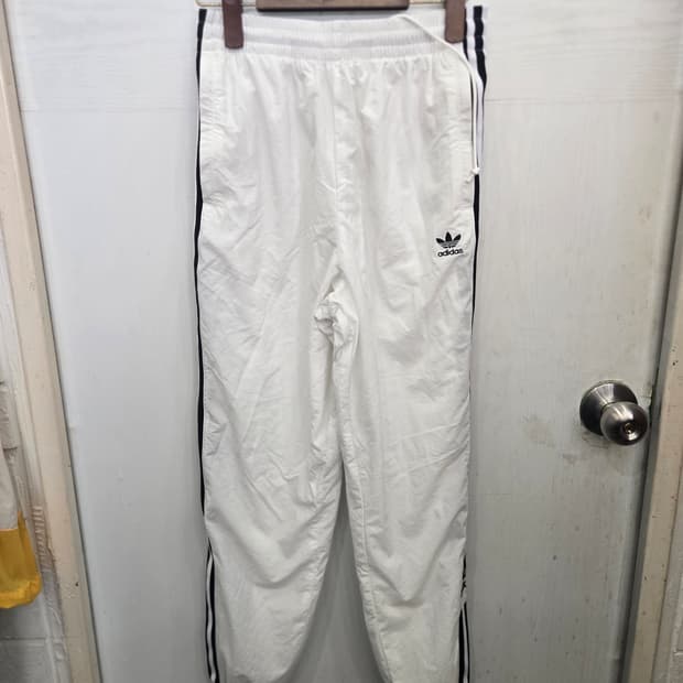 S,90 넉넉사이즈 )) adidas 아디다스 바지 ! 화이트 & 블랙