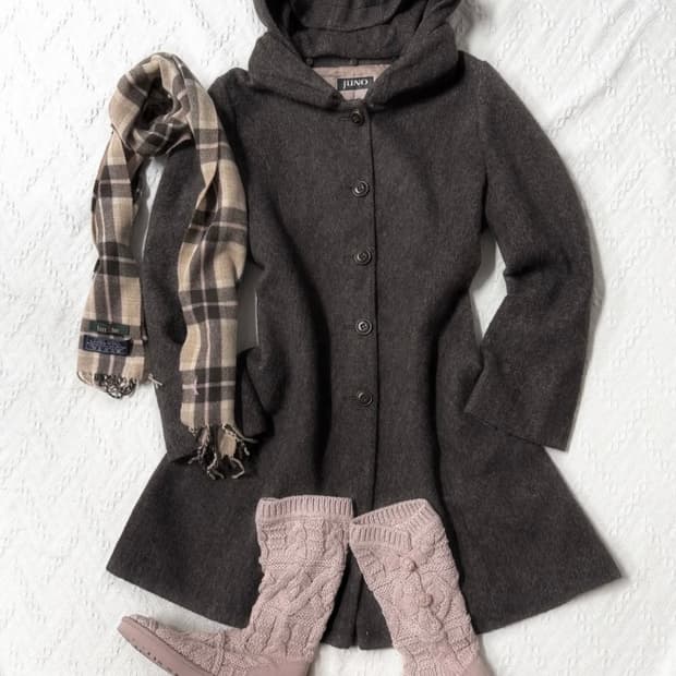 빈티지 미니코트 라떼갸루모리