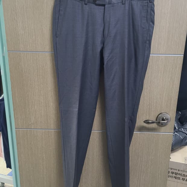 에르메네질도 제냐 그레이 슬랙스 바지