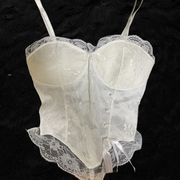 lace corset bustier