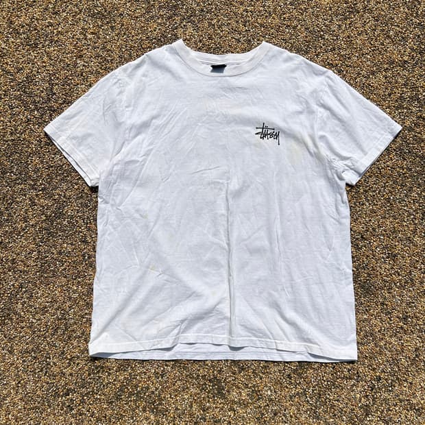 스투시(Stussy)화이트 반팔티