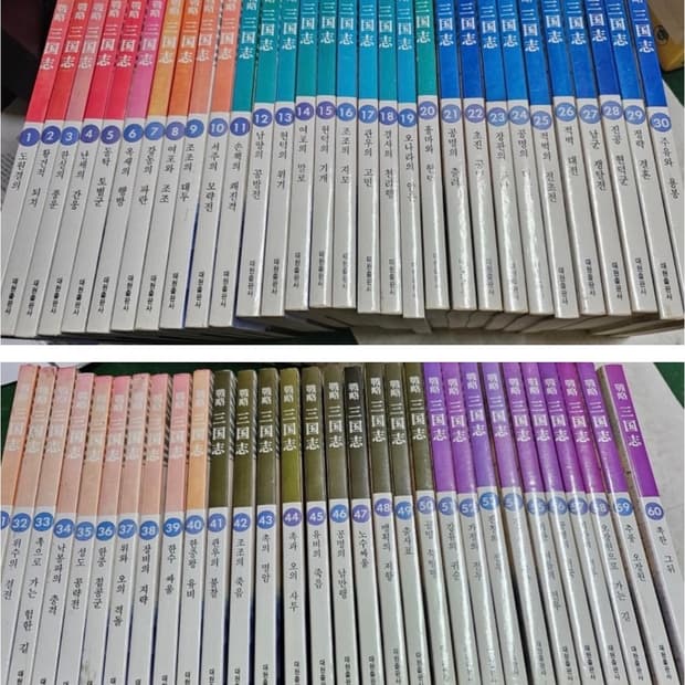 요코야마 미츠테루 전략삼국지 60권 판매합니다