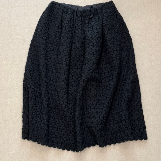 꼼데가르송 꼼꼼 12aw 플라워 스커트