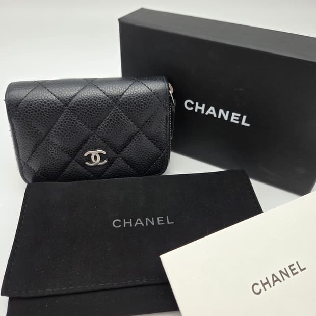 샤넬 카드지갑 캐비어 AP0216 (내장칩)