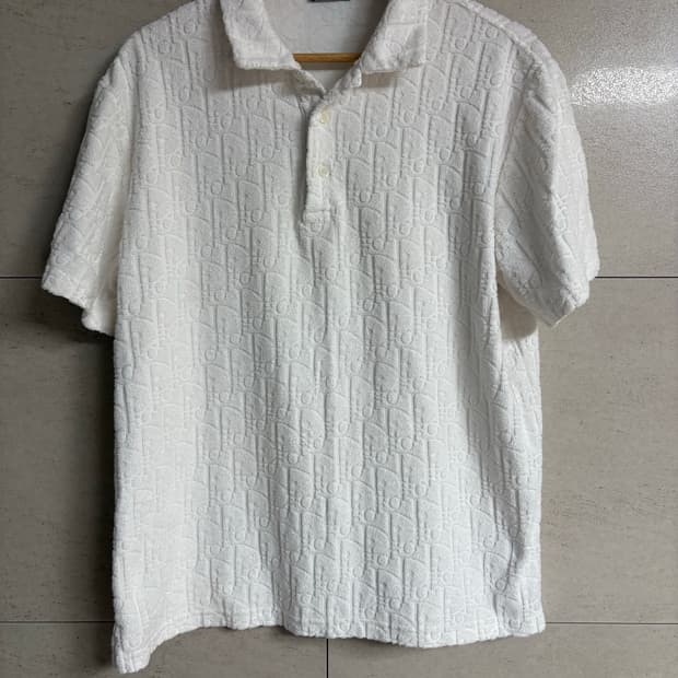 [L] 디올 오블리크 테리 폴로 카라 반팔