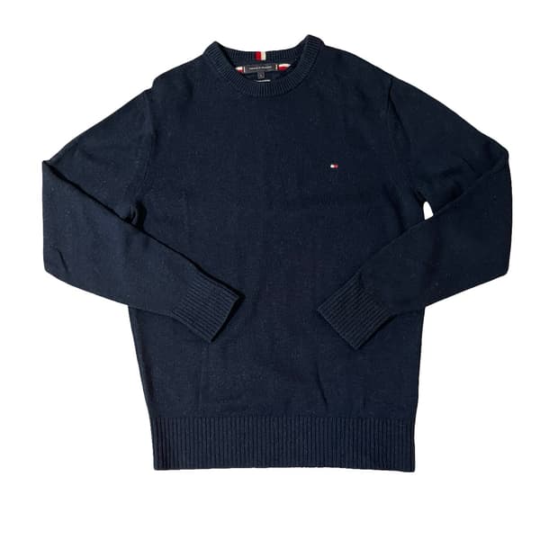타미힐피거 램스울 남성 니트 L 네이비