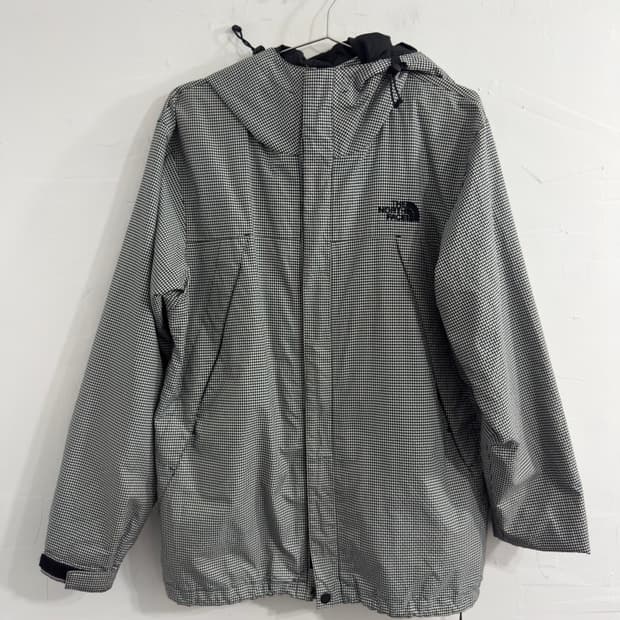 the north face check hood jacket
