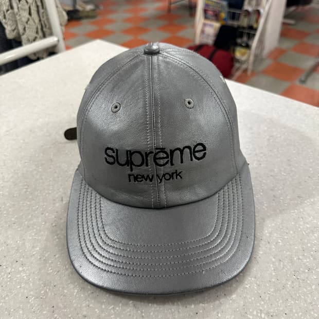 슈프림 가죽캡