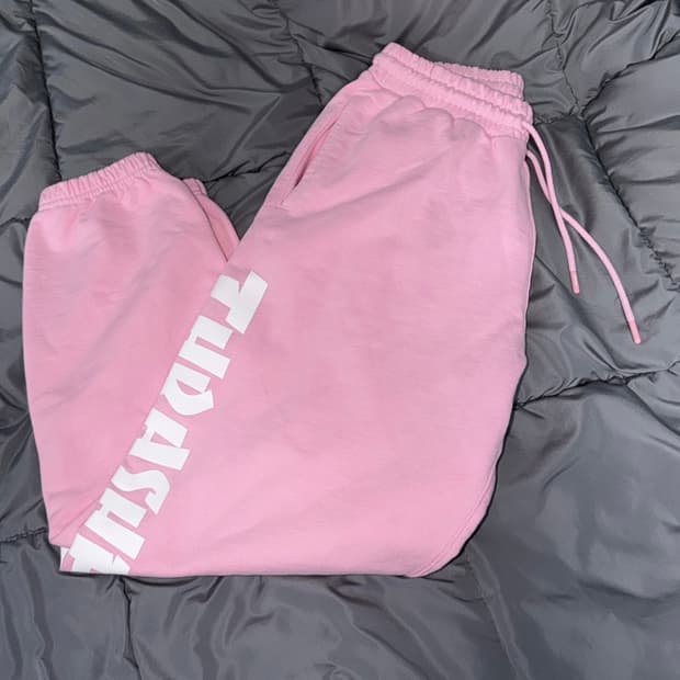 트레셔 조거 팬츠 핑크