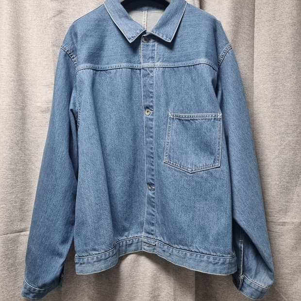 나나미카 숏 데님자켓 라이트 인디고 XL