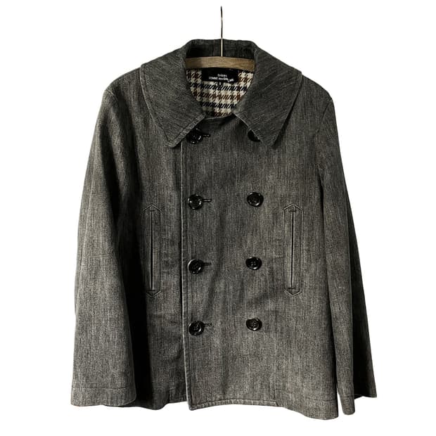 COMME DES GARCONS wool double short coat