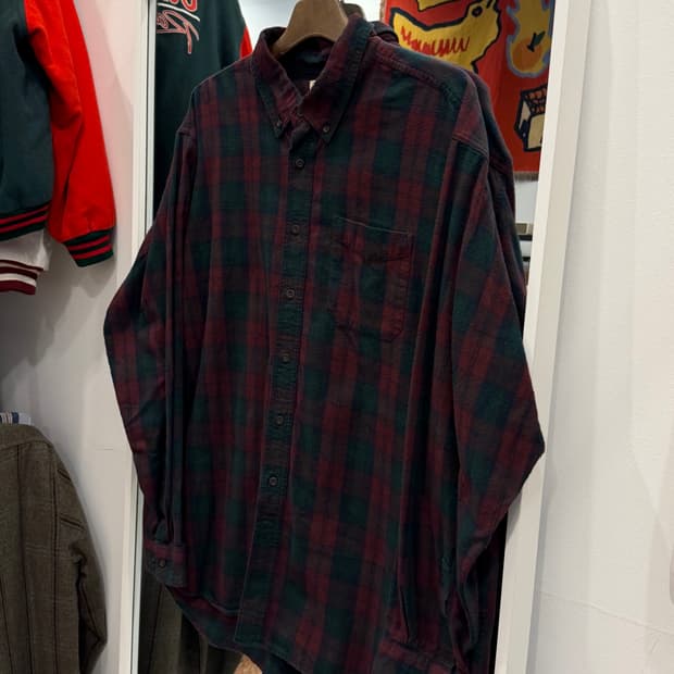 00s L.L.Bean 엘엘빈 플란넬 체크 셔츠