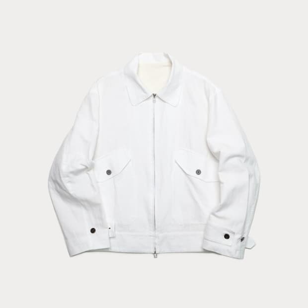 zip up blouson
