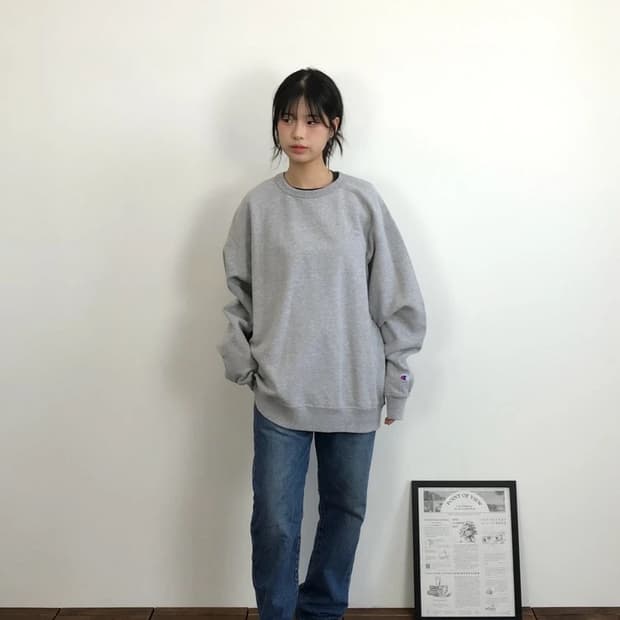 Champion Authentic Sweatshirt Gray