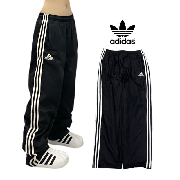 아디다스 00s 삼선 올드스쿨 바람막이 트랙팬츠