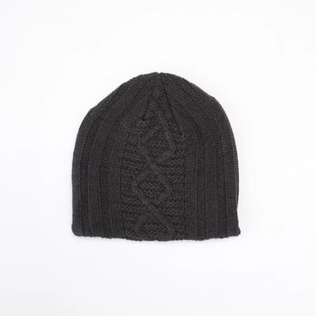 해칭룸 자카드 빅비니 차콜